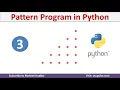 3 Half Pyramid Right Star Pattern Left Triangle pattern program in Python by Mahesh Huddar