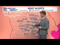 Sizzling heat continues this afternoon Local Weather Update 8 15 26