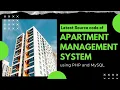 Apartment management system Apartment visitor management system PHP Project with Source Code
