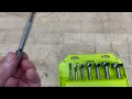 RYOBI RYOBI Steel FORSTNER Drill BIT Set 8-Piece A9FS8R1 Review