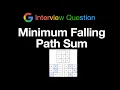 Leetcode 931 Minimum Falling Path Sum