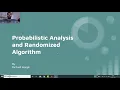 Probabilistic Analysis Randomized Algorithm and Indicator Random Variable using the Hiring Problem