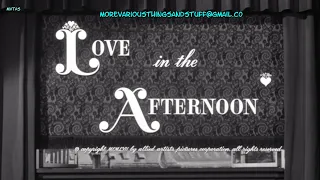 Love In The Afternoon With TRIVIA Gary Cooper Audrey Hepburn Maurice Chevalier 1957 B W 