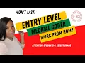 Remote Entry Level Medical Coder