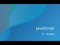 Curso de JavaScript y TypeScript - 5 Arrays