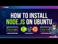 How to install Node js on Ubuntu