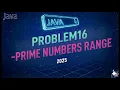 Day48-Print Prime Numbers in a Given Range Using Java For Loop Explanation