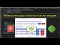 Full Stack Angular 18 Material Node JS MongoDB