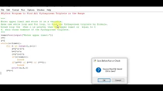 Python Program to Find All Pythagorean Triplets in the Range