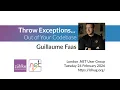 Guillaume Faas Throw Exceptions Out Of Your Codebase