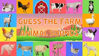 guess the farm animal sounds for kids 4k