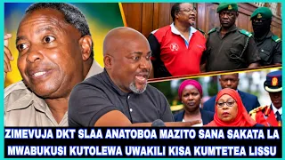 ZIMEVUJA DKT SLAA ANATOBOA MAZITO SANA SAKATA LA MWABUKUSI KUTOLEWA UWAKILI KISA KUMTETEA LISSU