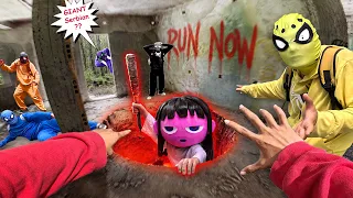 GIANT Durple Serbian is Real ! Hey 8 Spider-Man Bros , House in The Forest not Safe ( Action POV )