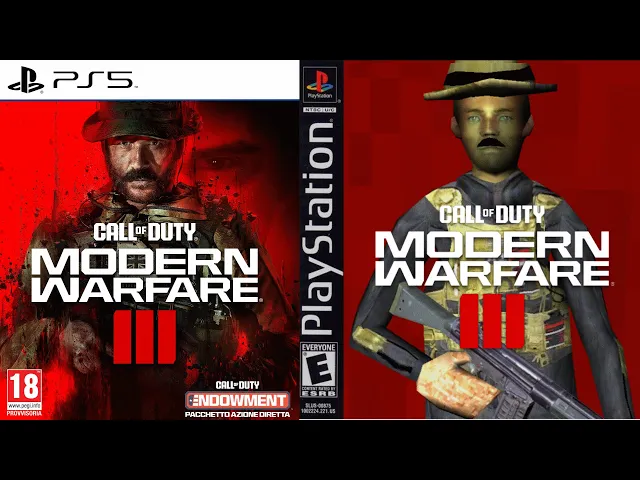 Call of Duty: Modern Warfare III PS1 vs PS5 Comparison