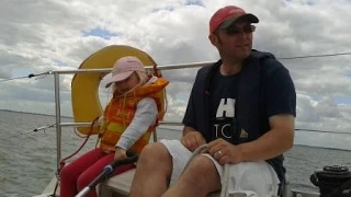 funNstuff 2013 family sailing holiday pt1 on a Benneteau 32s5