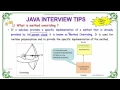 what is method overriding in java java interview questions and answers wikitechy com