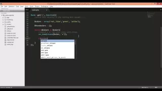 php autocomplete tips search color in array with strpos and collect 720p