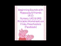 Beginning Sounds A-Z Printable Worksheets Peppa pig