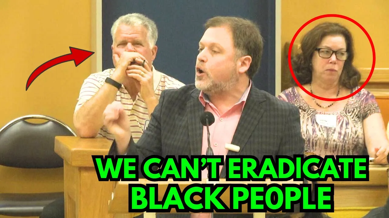 This fearless WHlTE professor delivered a brutal speech that left WHlTE people ANGRY!!