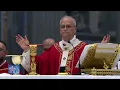 POPE LEO XIV Sings the Pater Noster (Our Father) in LATIN