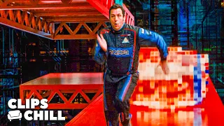 adam sandler vs donkey kong final fight scene pixels