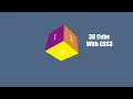 3D Cube Using CSS3