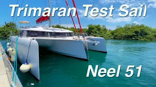 Trimaran Test Sail – Neel 51 – Distant Shores