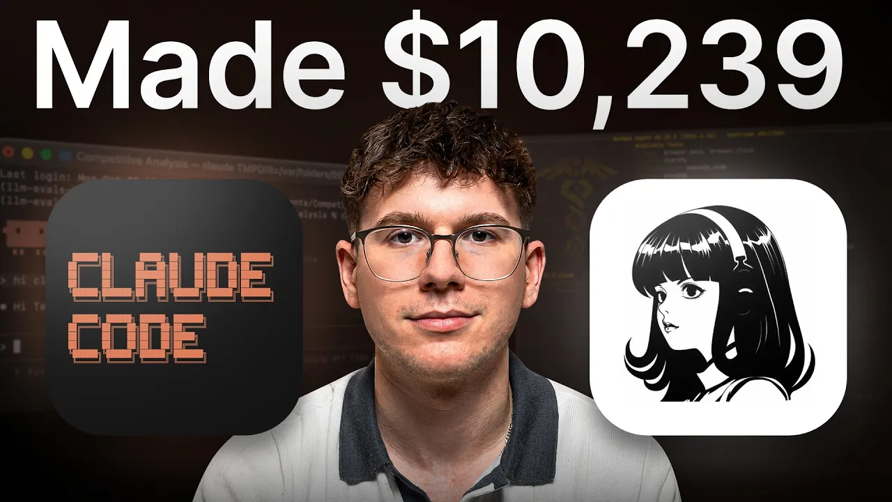Claude Code + Hermes Agent = $10,000 AI Agents: video thumbnail
