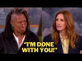 Julia Roberts Walks Off The View After Whoopi Goldberg Pushes Too Far
