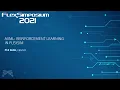 Reinforcement Learning in FlexSim FlexSimposium 2021
