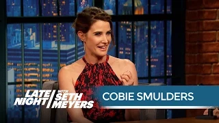 Cobie Smulders Husband Taran Killam Is an Avengers Superfan - Late Night with Seth Meyers