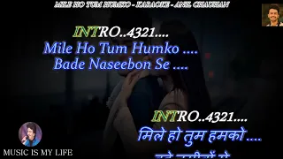 Download Mile Ho Tum Humko Karaoke With Scrolling Lyrics Eng. \u0026 हिंदी MP3