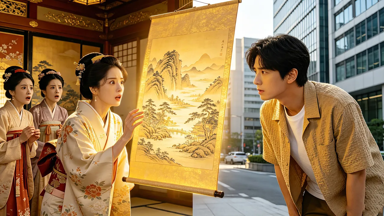 A landscape painting sent me to antiquity; I became king with modern know-how #cdrama #chinesedrama poster