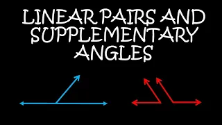 LINEAR PAIRS AND SUPPLEMENTARY ANGLES TAGALOG Grade 7