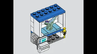 LEGO Instructions | Jurassic World | 122404 | Raptor and Laboratory | Magazine Gift