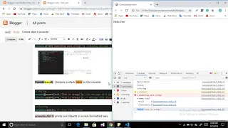 Console object in javascript console functions in javascript