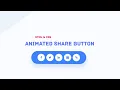 Animated Button Animated Share Button HTML CSS WebDesigner86
