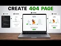 404 Error Page Using HTML CSS