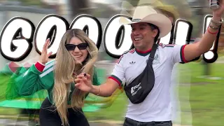 Busqué al fan MÁS APASIONADO de México.. y le regale dinero 🇲🇽 
