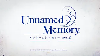 YouTube影片, 內容是Unnamed Memory 無名記憶 Act.2 的 播出決定宣傳影片
