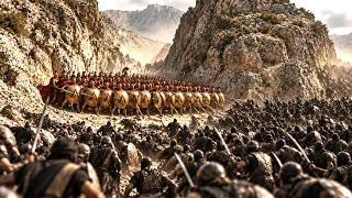 EPIC 300 Spartans Mountain Pass Last Stand vs Immortals - Mount and Blade 2 Bannerlord