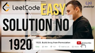 LEETCODE SOLUTION 1920 Build Array from Permutation Leetcode for BEGINNERS EASY Javascript