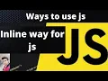 Inline a way of Adding JavaScript Hindi urdu