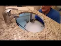 How to install an undermount sink