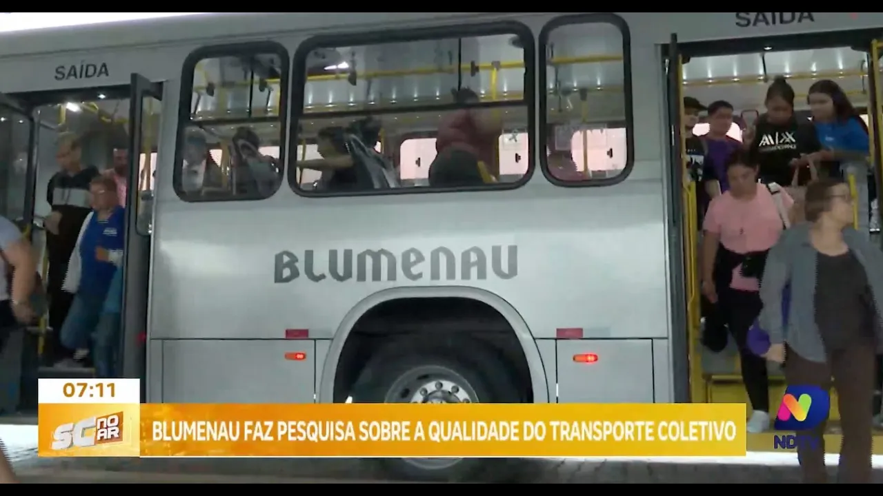 Blumenau faz pesquisa sobre a qualidade do transporte coletivo