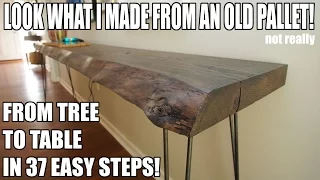 Download Making A Live Edge Table - Not Learned On Pinterest MP3