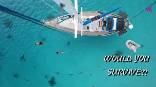 100 Days in a DESERTED ISLAND, Real Story  – Unforgettable Sailing Ep. 173