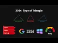 3024 Type of Triangle