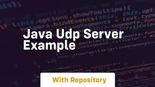 java udp server example