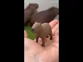 a mini capybara 🥹 @joaodoce #capybara #miniatures #diy #clay #art